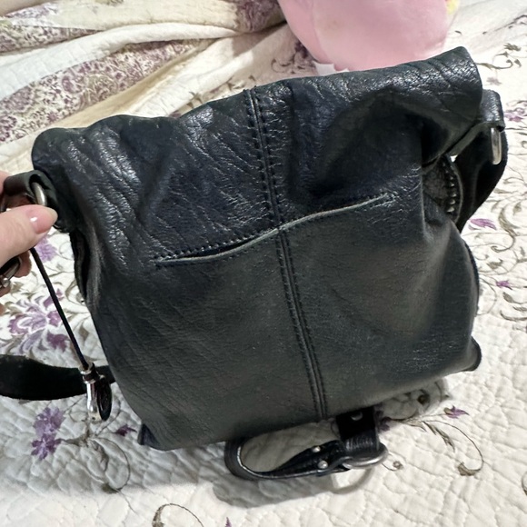Black leather Sak bag great preloved condition - Picture 4 of 7